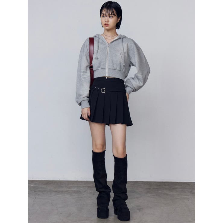 ベルトプリーツスカート | EMODA | 詳細画像5 