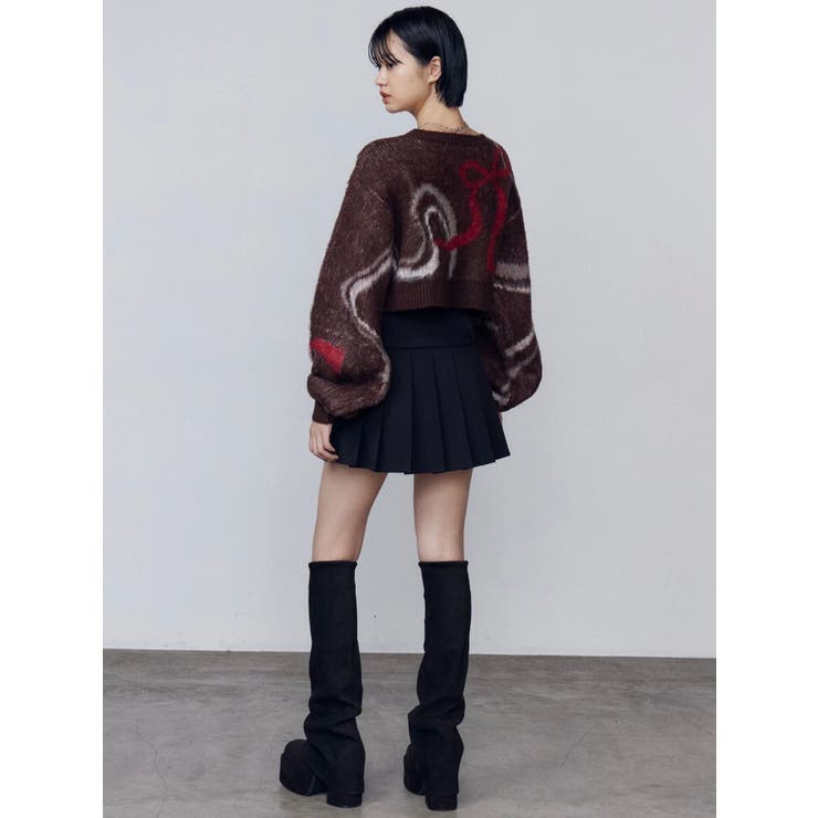 ベルトプリーツスカート | EMODA | 詳細画像9 