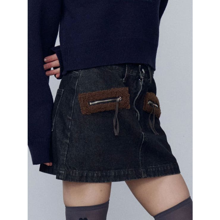 ボアポケットミニスカート | EMODA | 詳細画像13 