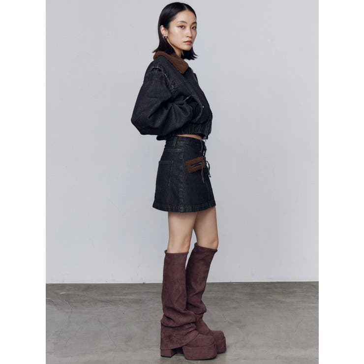 ボアポケットミニスカート | EMODA | 詳細画像23 