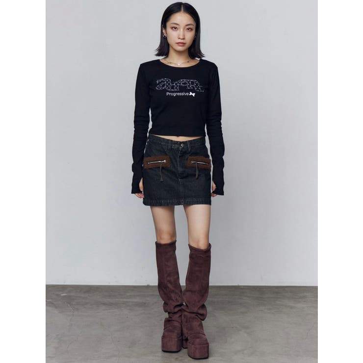 ボアポケットミニスカート | EMODA | 詳細画像24 