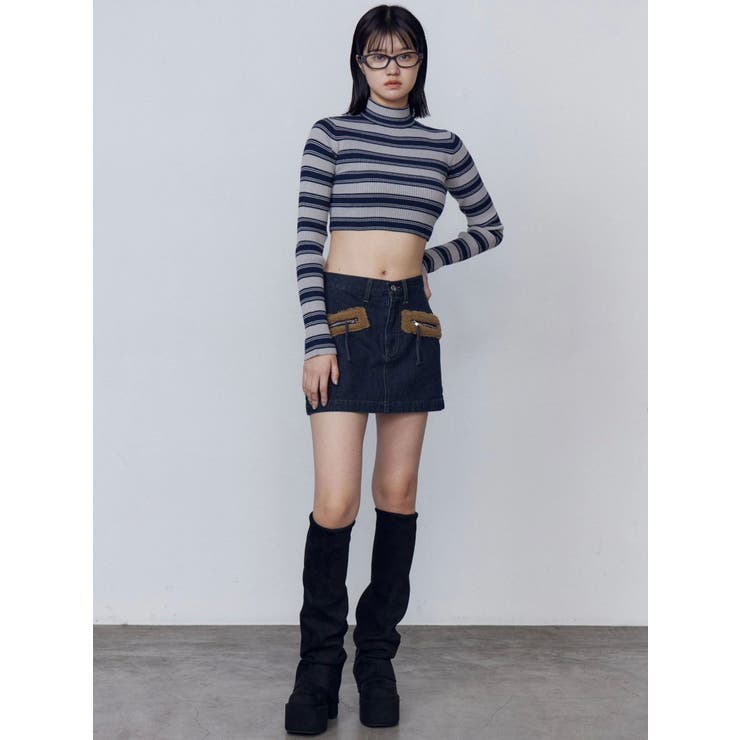 ボアポケットミニスカート | EMODA | 詳細画像8 