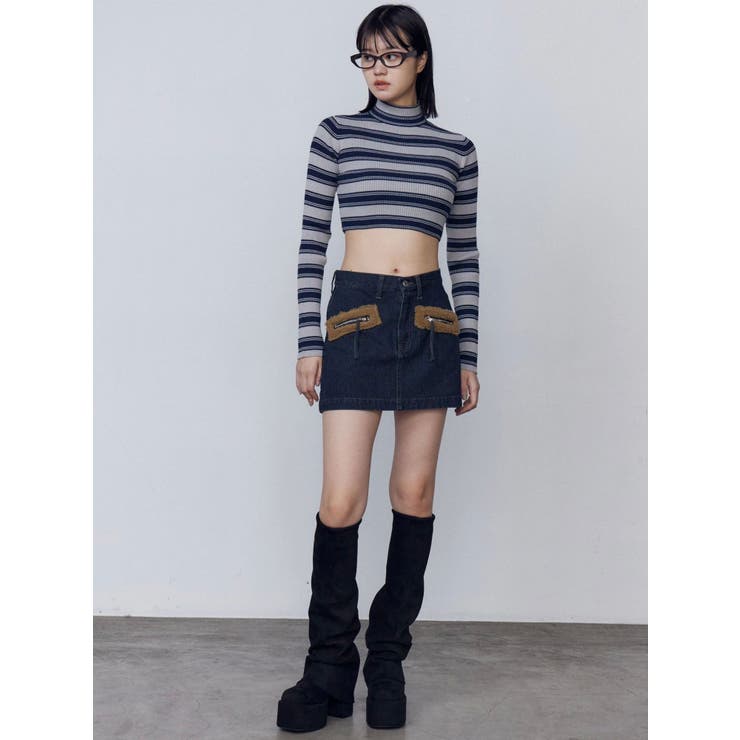 ボアポケットミニスカート | EMODA | 詳細画像9 