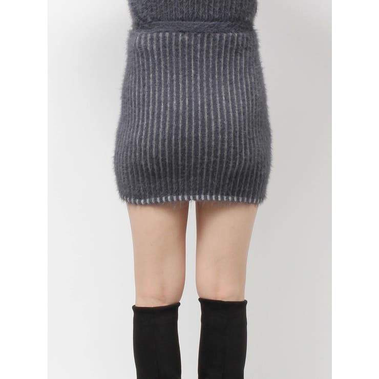 シャギープレーティングポケットスカート | EMODA | 詳細画像10 