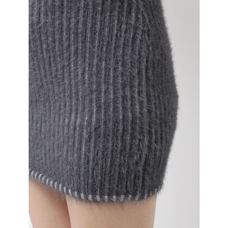 シャギープレーティングポケットスカート | EMODA | 詳細画像12 