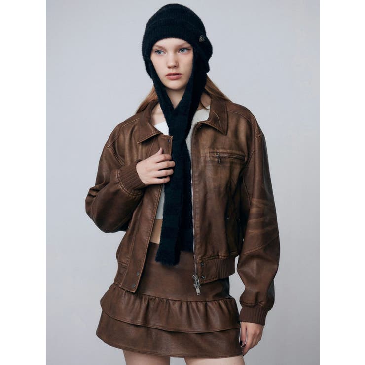 ストライプシャギー2WAYビーニー | EMODA | 詳細画像13 