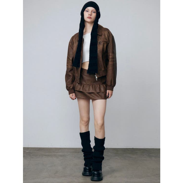 ストライプシャギー2WAYビーニー | EMODA | 詳細画像14 