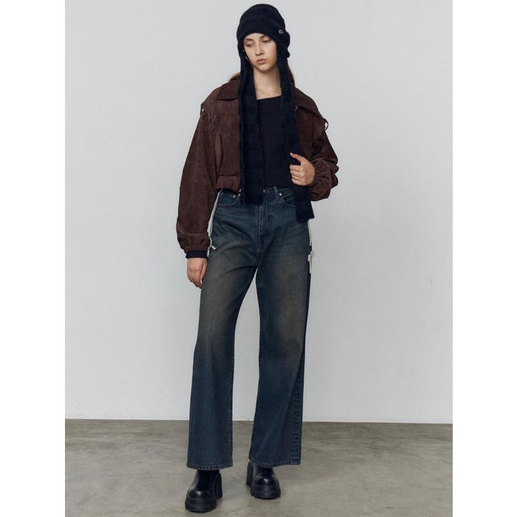 ストライプシャギー2WAYビーニー | EMODA | 詳細画像16 