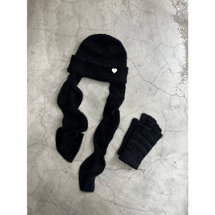 ストライプシャギー2WAYビーニー | EMODA | 詳細画像18 