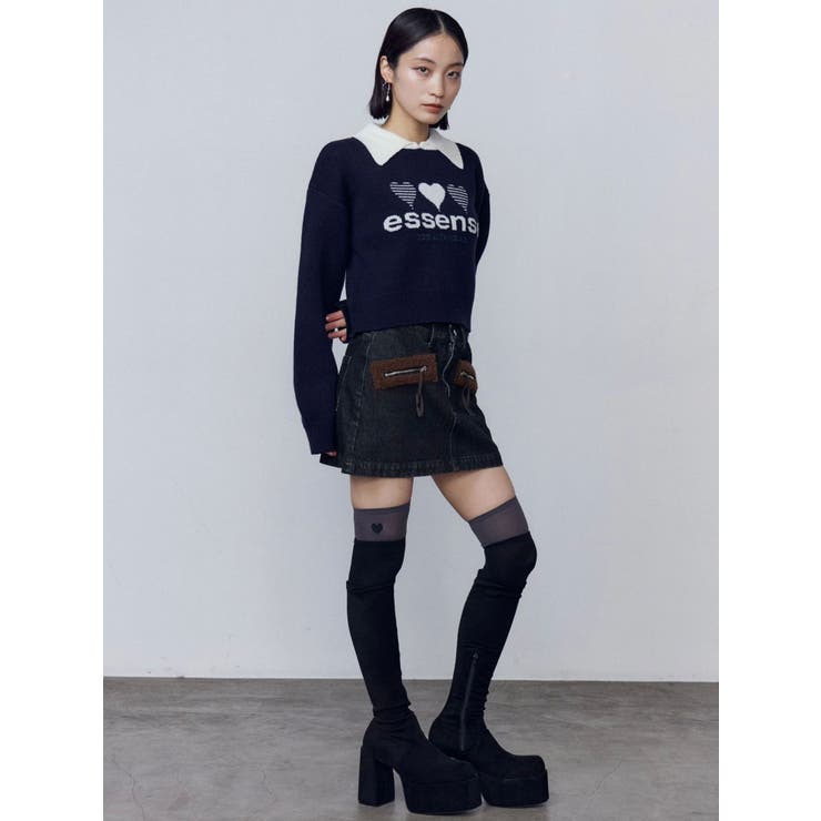 レイヤードシアーニーハイソックス | EMODA | 詳細画像5 