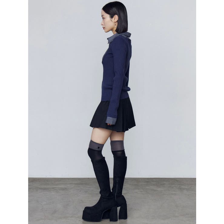 レイヤードシアーニーハイソックス | EMODA | 詳細画像6 