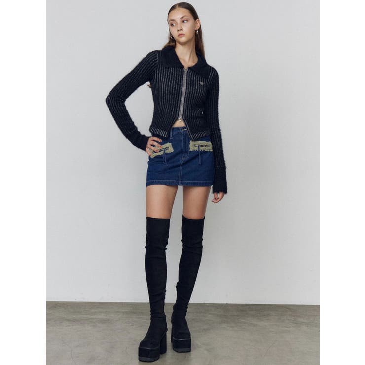 スクエアフィットロングブーツ | EMODA | 詳細画像39 