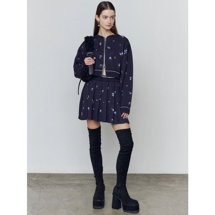 スクエアフィットロングブーツ | EMODA | 詳細画像46 