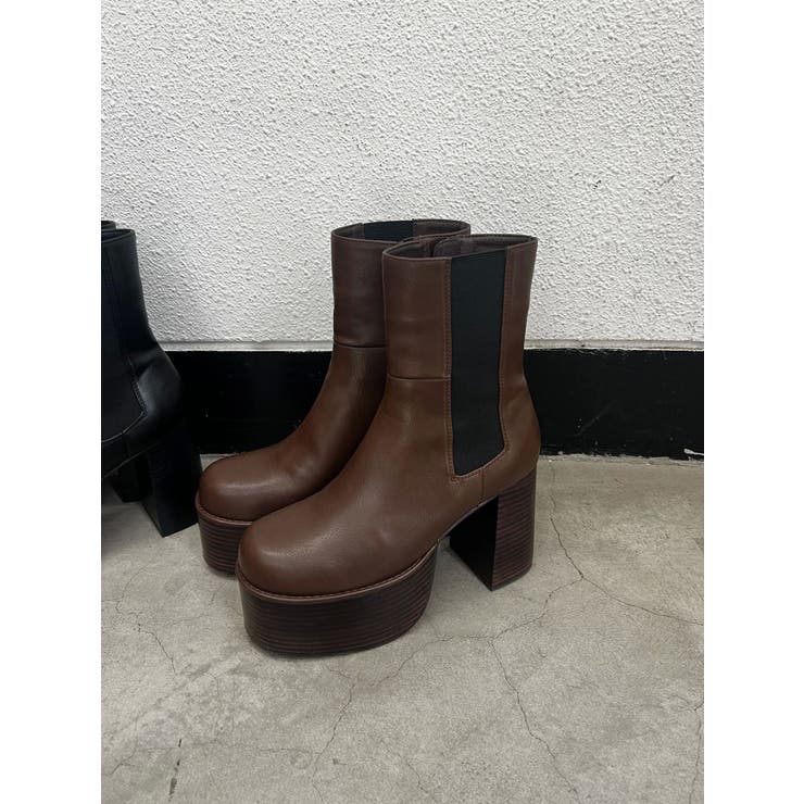 ラウンドサイドゴアブーツ | EMODA | 詳細画像47 