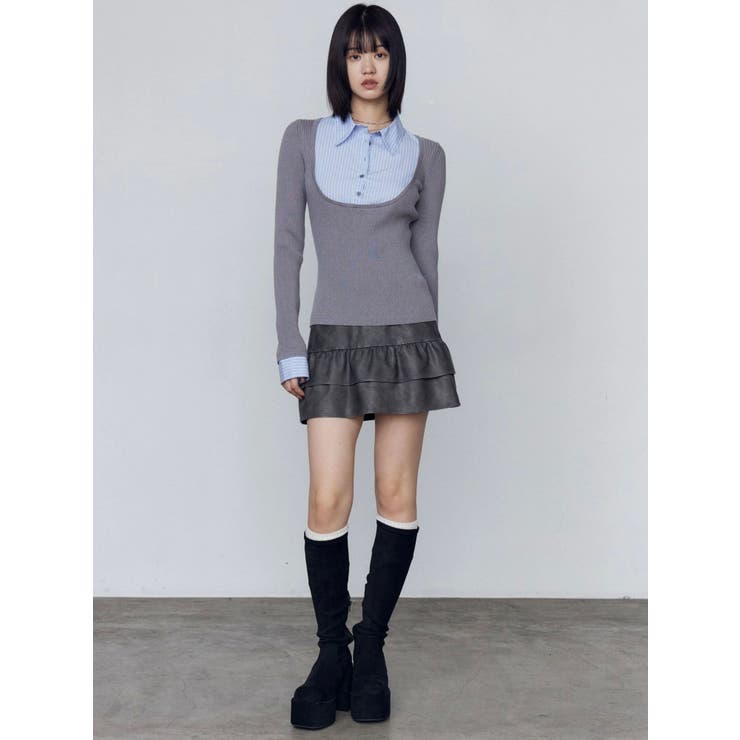 バルキープランプフィットブーツ[品番：MKSW0065825]｜EMODA
