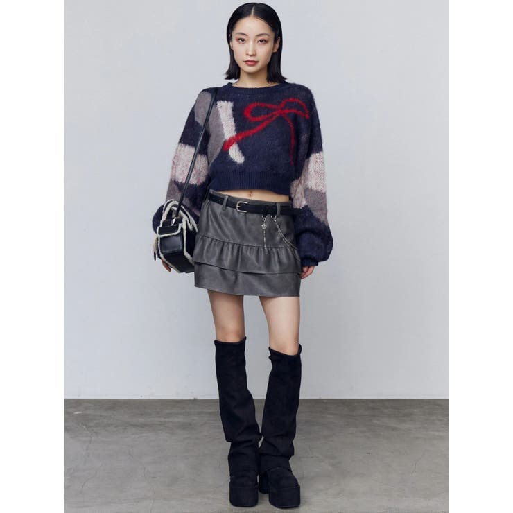 ルーズフレアカバーフィットブーツ[品番：MKSW0066287]｜EMODA（エモダ