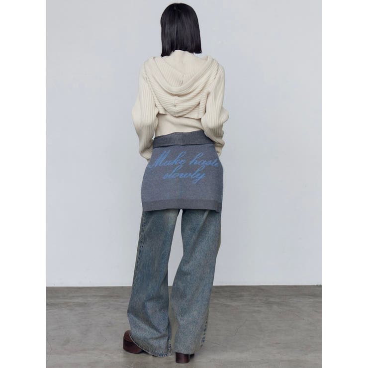 エモダジーンズ　　美品！ リップドワイドジーンンズ[品番：MKSW0059459]｜EMODA（エモダ