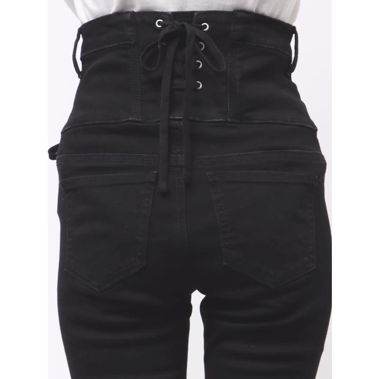 スリーレスアップハイウエストフレアパギンス | EMODA | 詳細画像23 