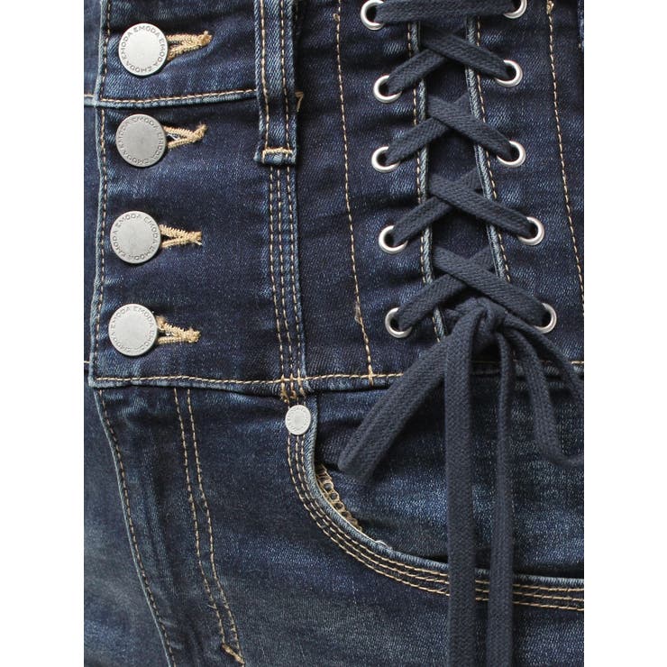 スリーレスアップハイウエストフレアパギンス | EMODA | 詳細画像29 