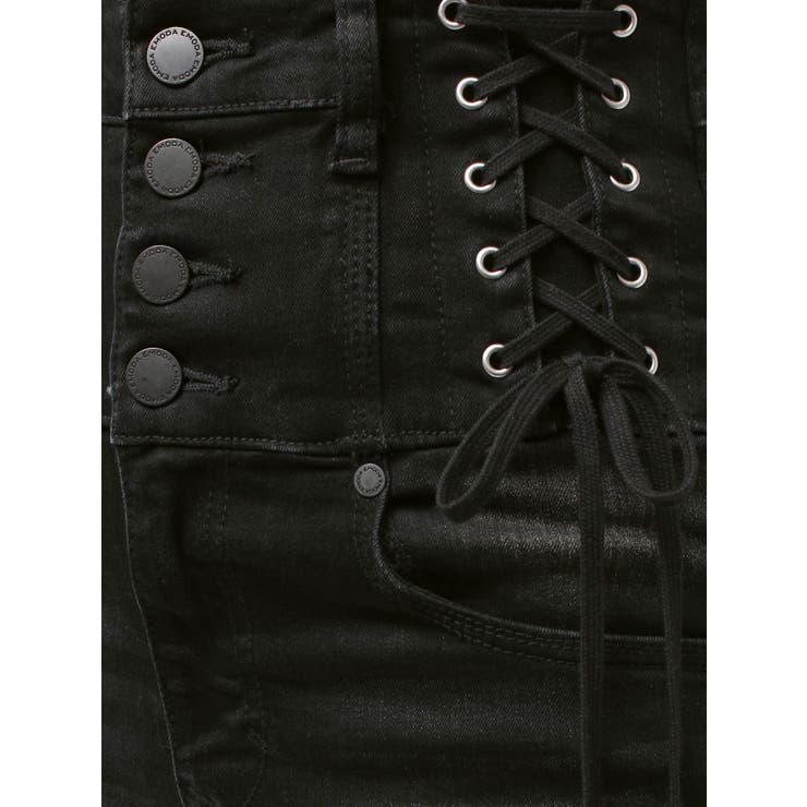 スリーレスアップハイウエストフレアパギンス | EMODA | 詳細画像30 