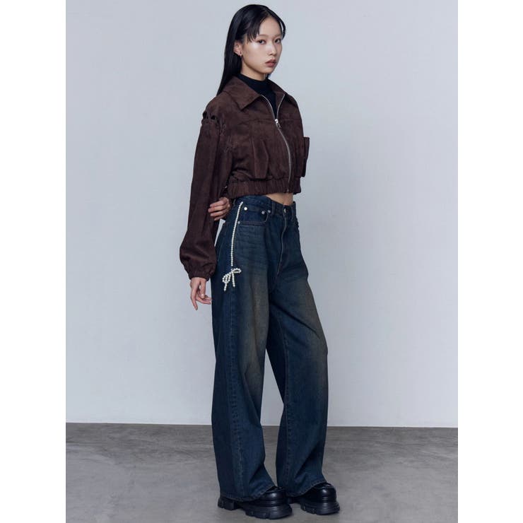 サイドパールルーズジーンズ | EMODA | 詳細画像22 