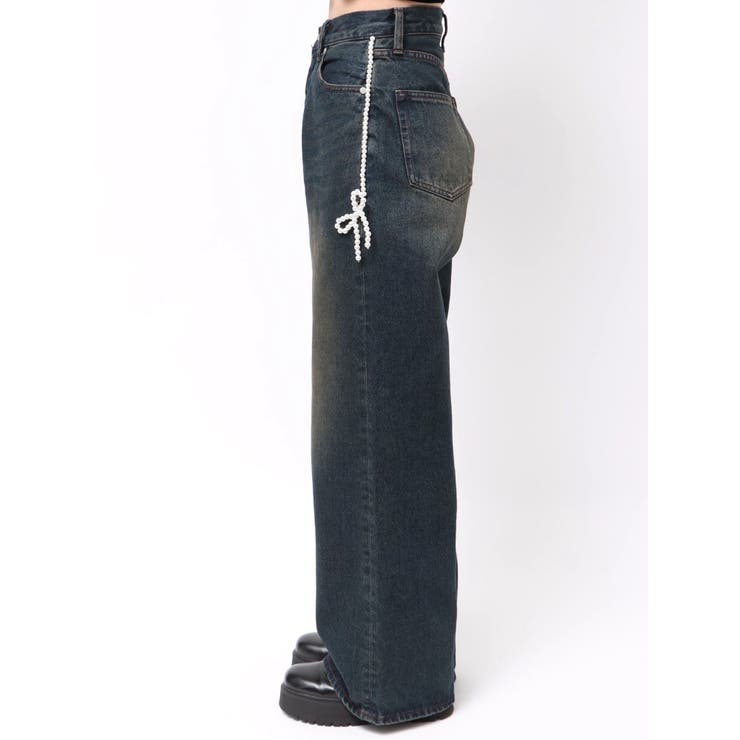 サイドパールルーズジーンズ | EMODA | 詳細画像24 