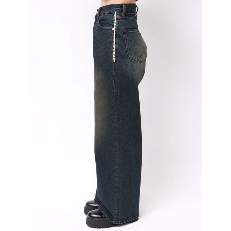 サイドパールルーズジーンズ | EMODA | 詳細画像31 