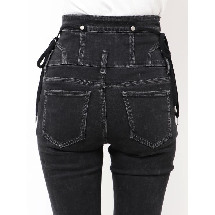 リボンハイウエストフレアパギンス | EMODA | 詳細画像39 