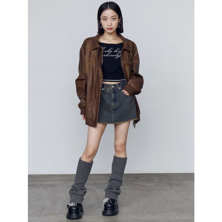 フロントロゴクロップニット | EMODA | 詳細画像14 