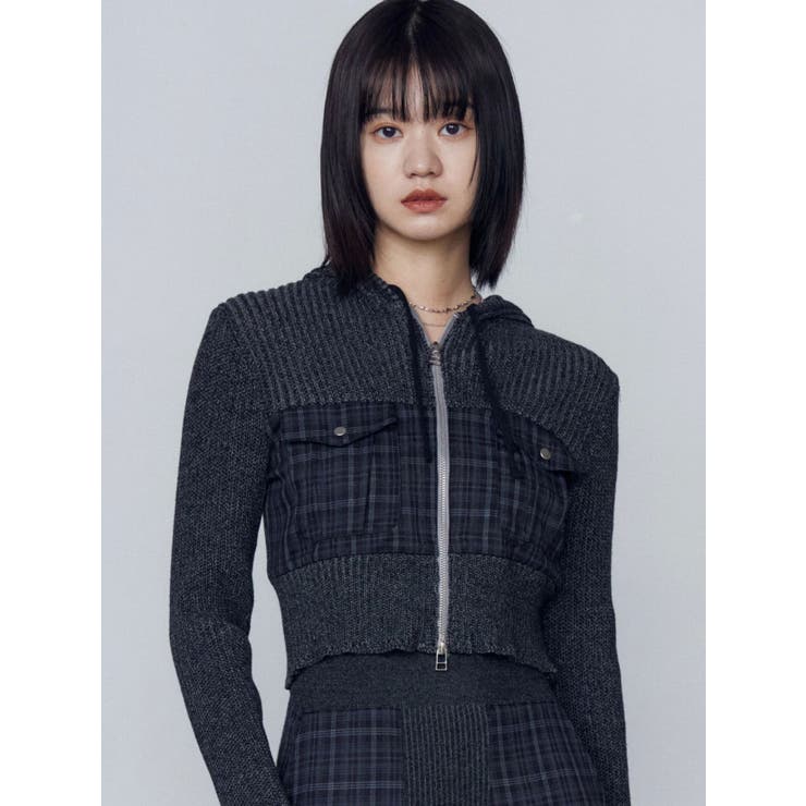 ブラック | ドッキングポケットパーカー | EMODA