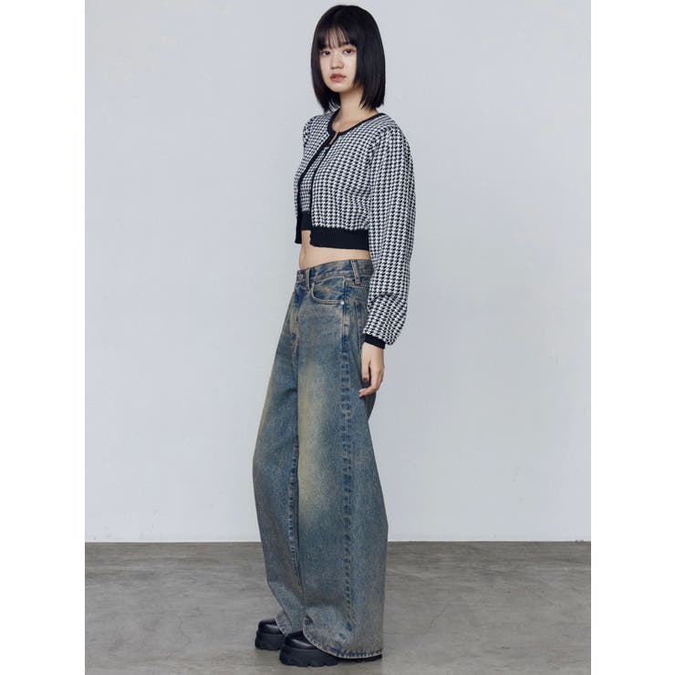 ハウンズトゥースツインニット | EMODA | 詳細画像13 