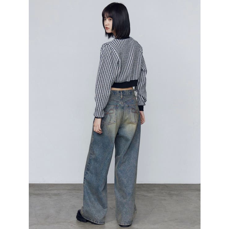 ハウンズトゥースツインニット | EMODA | 詳細画像14 