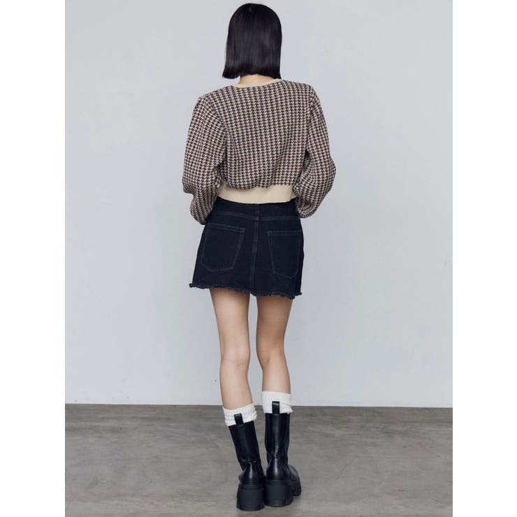 ハウンズトゥースツインニット | EMODA | 詳細画像25 