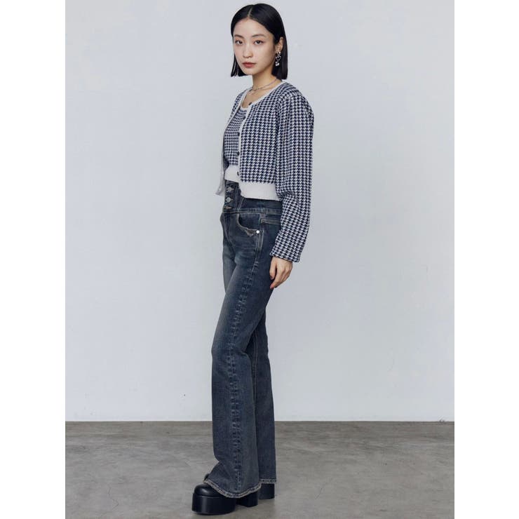 ハウンズトゥースツインニット | EMODA | 詳細画像35 