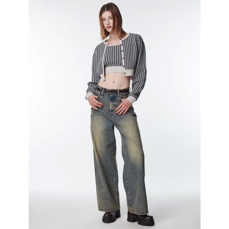 ハウンズトゥースツインニット | EMODA | 詳細画像40 