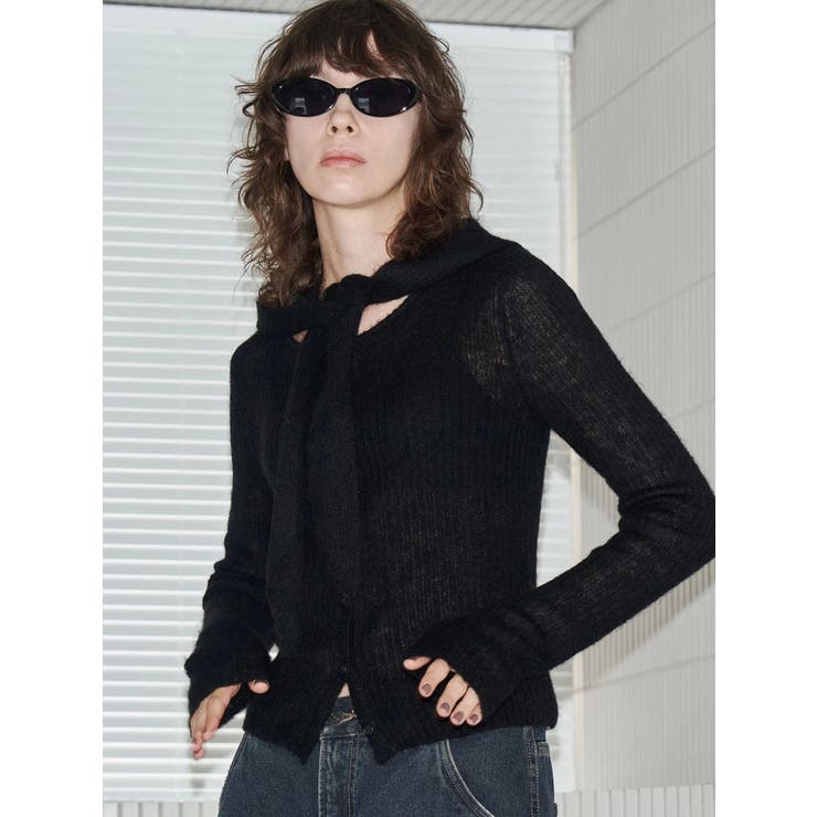 【VEQUM】FOODIE KNIT TOP | EMODA | 詳細画像16 
