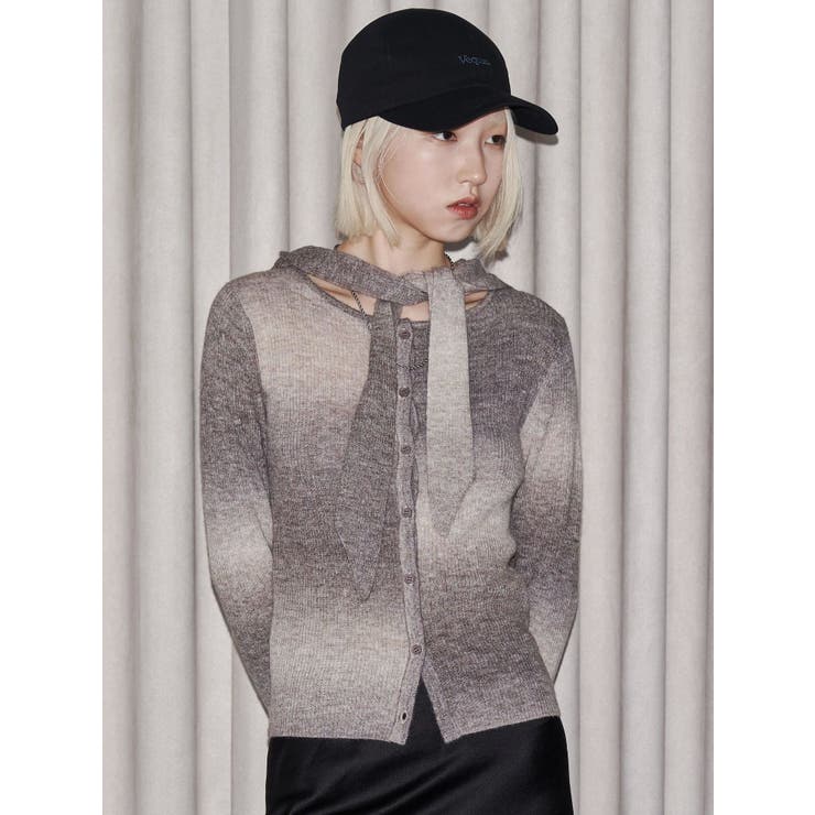 【VEQUM】FOODIE KNIT TOP | EMODA | 詳細画像3 