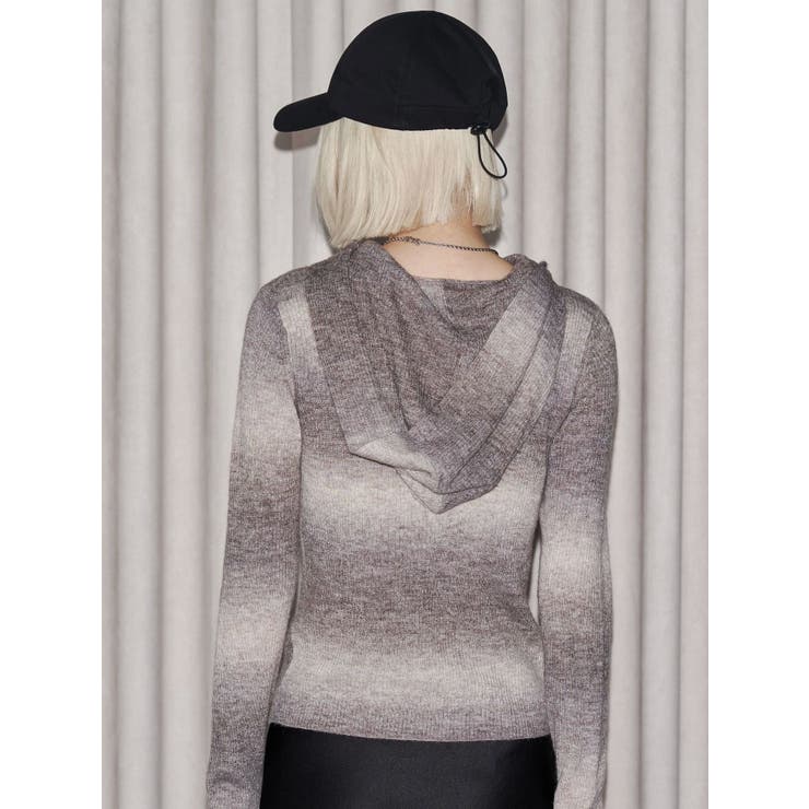 【VEQUM】FOODIE KNIT TOP | EMODA | 詳細画像4 
