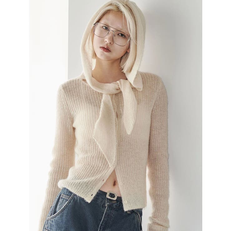 【VEQUM】FOODIE KNIT TOP | EMODA | 詳細画像7 