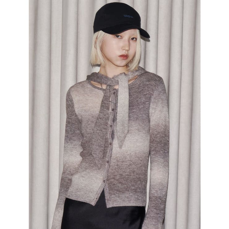 ライトミックス | 【VEQUM】FOODIE KNIT TOP | EMODA