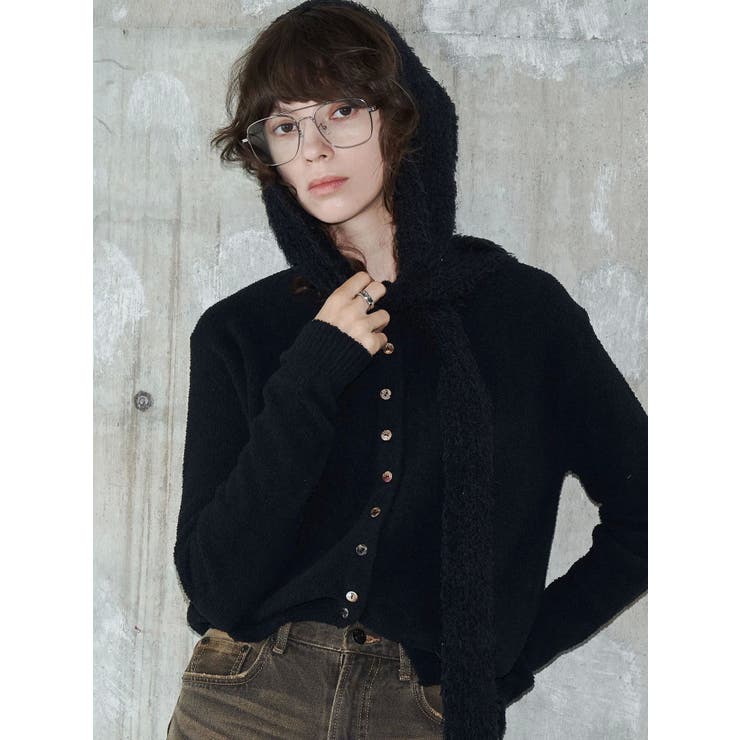 【VEQUM】MOLE KNIT CARDIGUAN | EMODA | 詳細画像2 