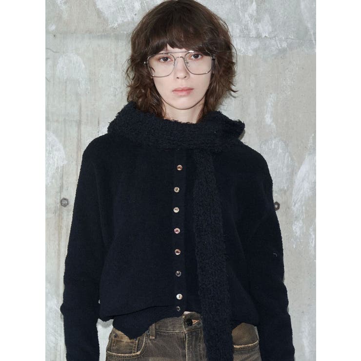 【VEQUM】MOLE KNIT CARDIGUAN | EMODA | 詳細画像3 