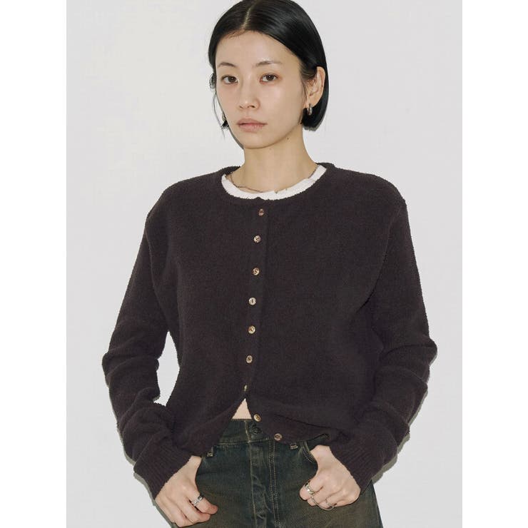 【VEQUM】MOLE KNIT CARDIGUAN | EMODA | 詳細画像32 