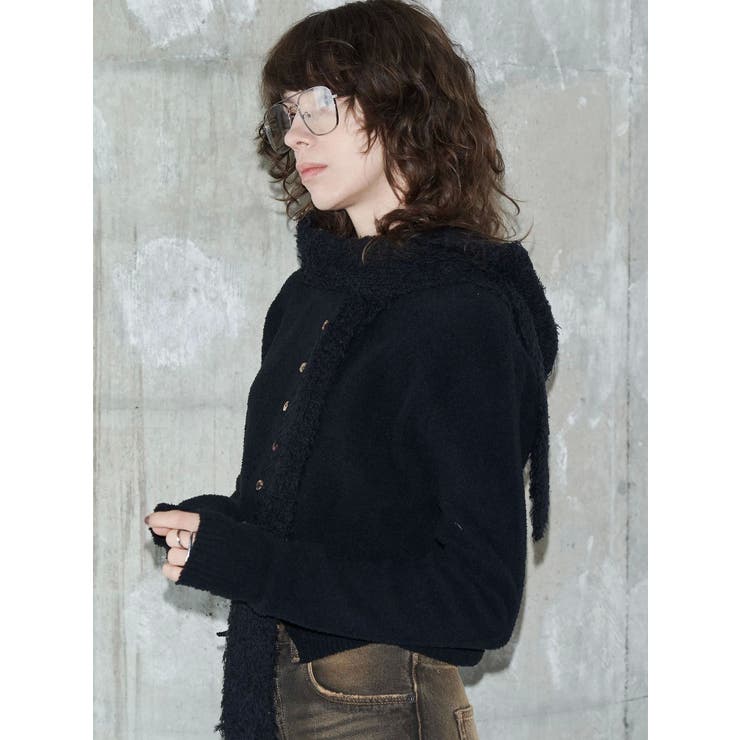 【VEQUM】MOLE KNIT CARDIGUAN | EMODA | 詳細画像5 