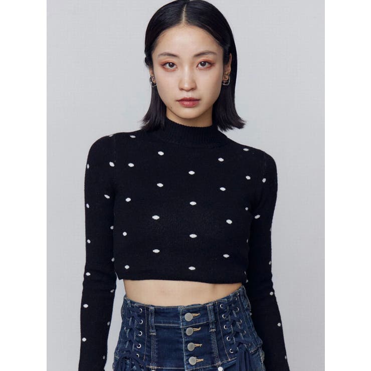 ハイネッククロップニット | EMODA | 詳細画像11 