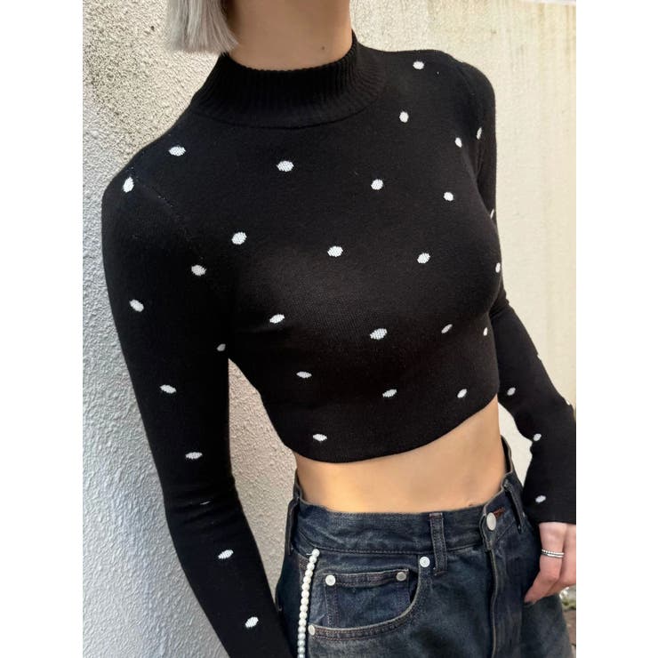 ハイネッククロップニット | EMODA | 詳細画像16 