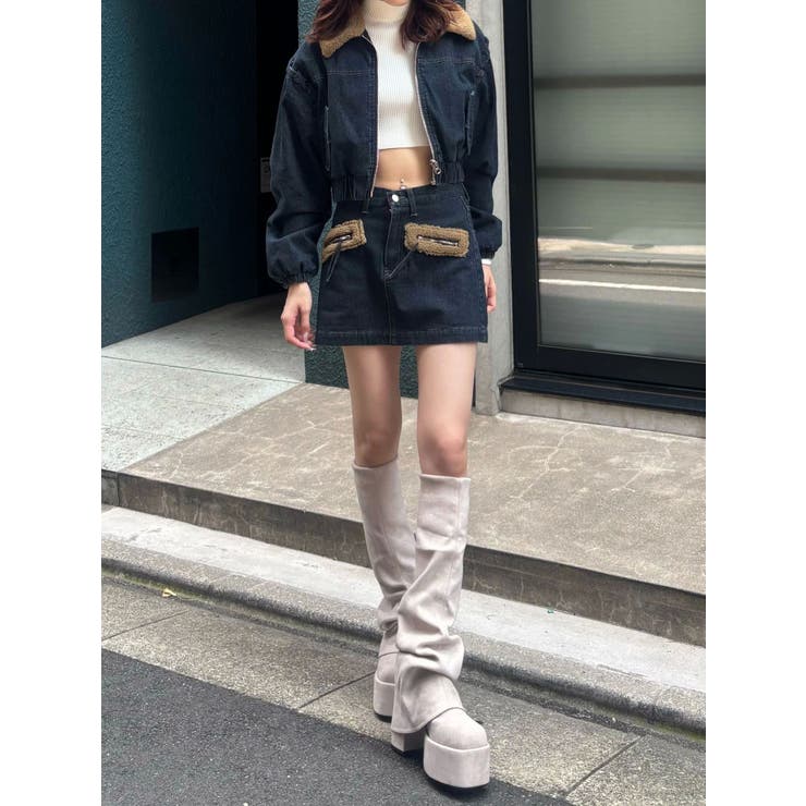 ハイネッククロップニット | EMODA | 詳細画像28 