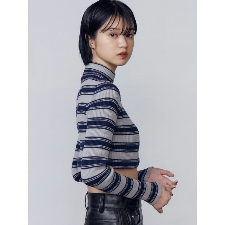 ハイネッククロップニット | EMODA | 詳細画像3 