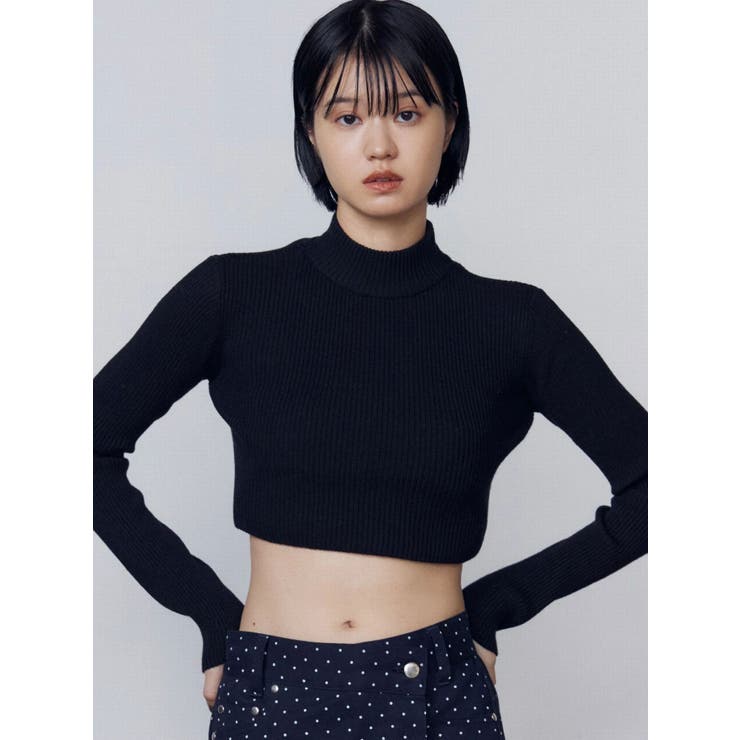 ハイネッククロップニット | EMODA | 詳細画像7 