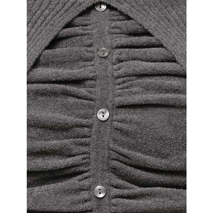 FRONT BUTTON OFF SHOULDER KNIT | EMODA | 詳細画像19 